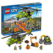Lego City Грузовой вертолёт исследователей вулканов 60123