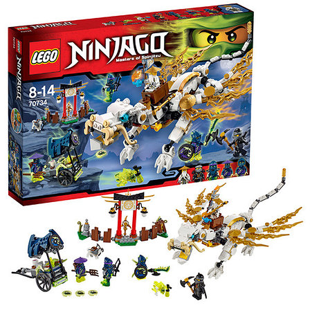 Lego Ninjago Дракон Мастера Ву 70734, фото 2