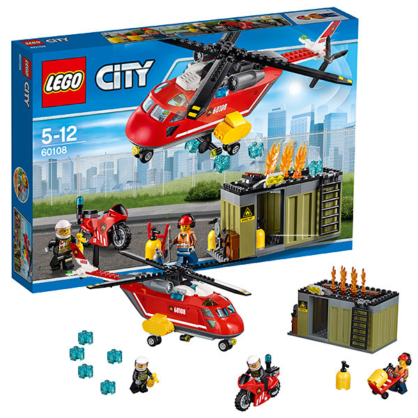 Lego City Пожарная команда быстрого реагирования 60108