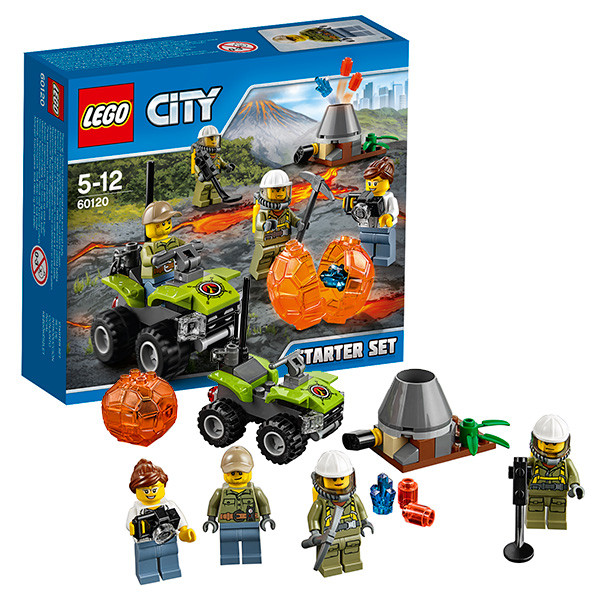 Lego City Набор для начинающих Исследователи Вулканов 60120