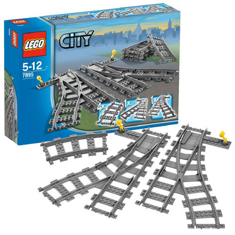 Lego City Железнодорожные стрелки 7895, фото 2