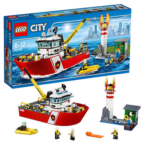 Lego City Пожарный катер 60109, фото 2