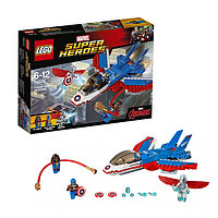 Lego Super Heroes Воздушная погоня Капитана Америка 76076