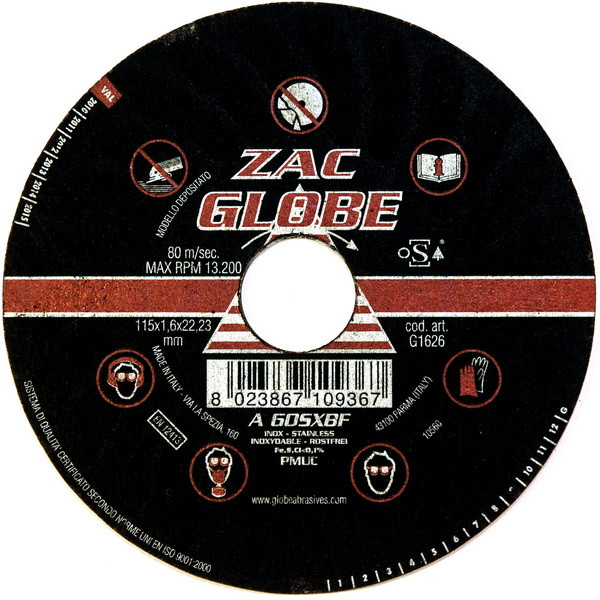 Отрезной абразивный круг GLOBE ZIP SX 115x1,6x22.2