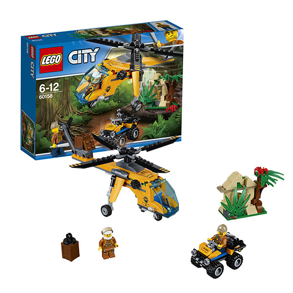 Lego City Грузовой вертолёт исследователей джунглей 60158 - фото 1 - id-p71881089
