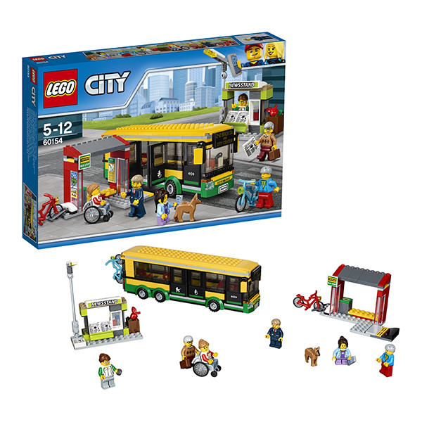 Lego City Автобусная остановка 60154 - фото 1 - id-p71881090