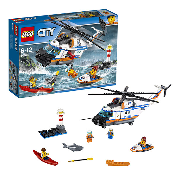 Lego City Сверхмощный спасательный вертолёт 60166 - фото 1 - id-p71881097
