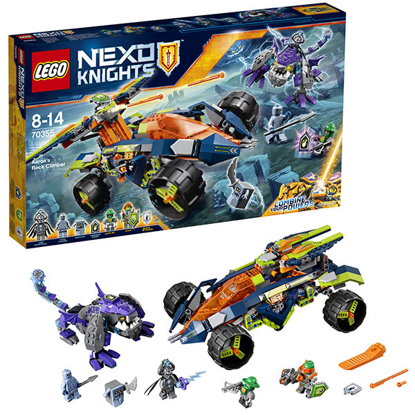 Lego Nexo Knights 70355 Лего Нексо Вездеход Аарона 4x4 - фото 1 - id-p71881136