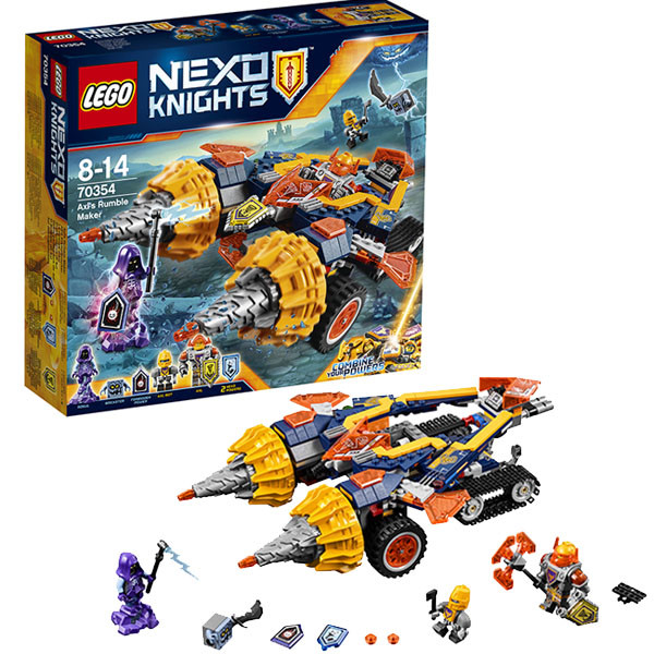 Lego Nexo Knights 70354 Лего Нексо Бур-машина Акселя - фото 1 - id-p71881137