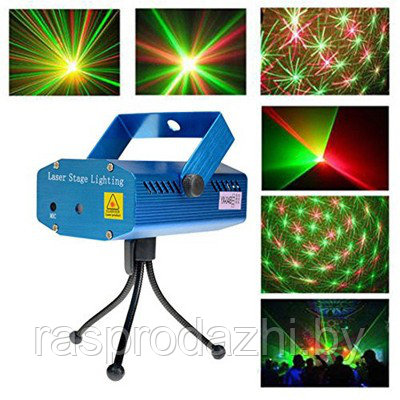 Проектор Mini Laser Stage Lighting (аналог Star Shower (Стар Шоуэр)) (арт. 9-6248) "0023"