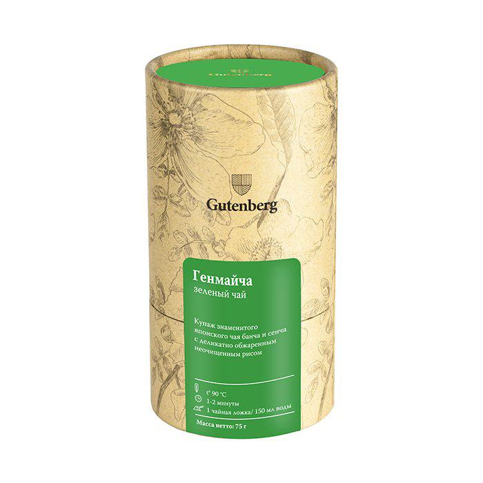 Чай зеленый Gutenberg Генмайча - фото 1 - id-p70992031