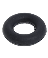 Эспандер кистевой резиновый черный BASEFIT , нагрузка 50 кг "Кольцо" Россия