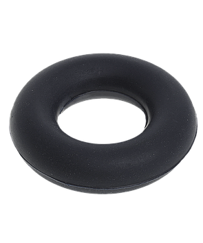 Эспандер кистевой резиновый черный BASEFIT ,  нагрузка 50 кг "Кольцо" Россия