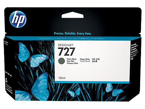 Картридж 727/ B3P22A (для HP DesignJet T920/ T930/ T1500/ T1530/ T2500/ T2530) матовый чёрный