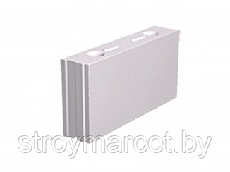 Блок силикатный стеновой межкомнатный (100х248х497 мм)