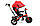 Детский трехколесный велосипед Favorit Premium FTP-1210 красный c поворотным сиденьем красный , фото 4