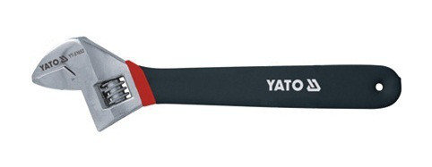 Ключ разводной с обрезиненной ручкой 250мм, YATO, фото 2