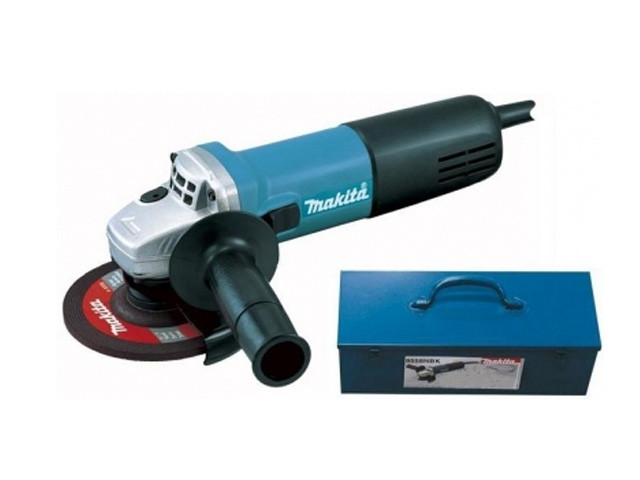 Одноручная углошлифмашина MAKITA 9558 HNK в мет. кейсе (840 Вт, диск 125х22 мм, без регул. об.) - фото 1 - id-p71936359