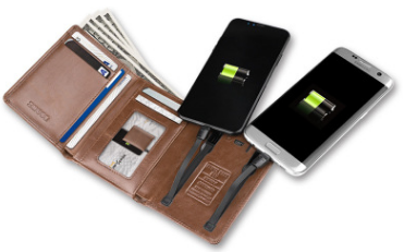 Кошелек с зарядным устройством Smartphone Charging Wallet 4000 mAh - фото 2 - id-p71983637