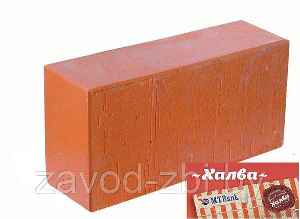 Кирпич рядовой полнотелый одинарный М-200, фото 2