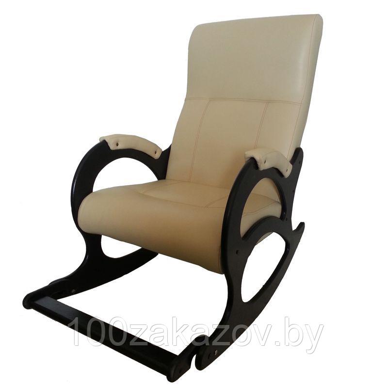 Кресло качалка с подножкой экокожа модель 3 Кресло для отдыха - фото 3 - id-p71997009