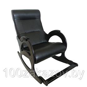 Кресло качалка с подножкой экокожа модель 3 Кресло для отдыха