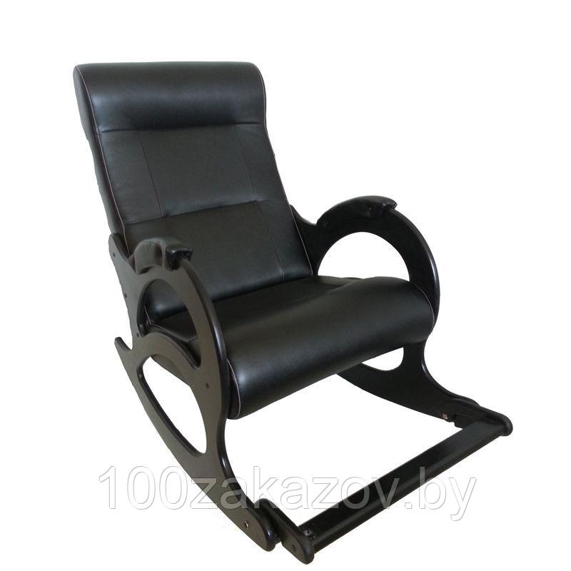 Кресло качалка с подножкой экокожа модель 3 Кресло для отдыха - фото 2 - id-p64000618
