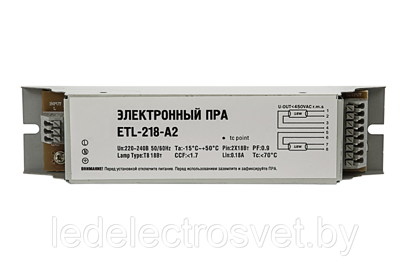 ЭПРА PL-FIT 218 POWERLUXE 220 240V (190мм) эпра для люминесцентной лампы - фото 1 - id-p71997269