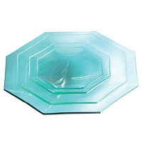 Стеклянная тарелка MZ многоугольник 28