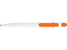 Ручка шариковая Этюд, белый/оранжевый, фото 3
