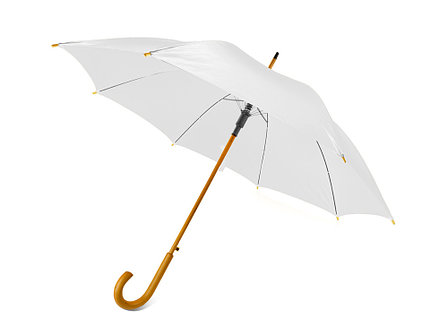 Зонт-трость Радуга, белый, фото 2