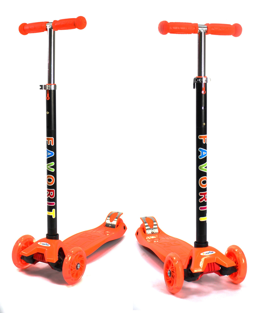 Самокат scooter maxi FAVORIT оранжевый