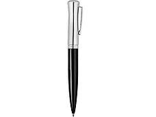 Ручка шариковая Ungaro модель Ovieto в футляре, черный/серебристый, фото 3