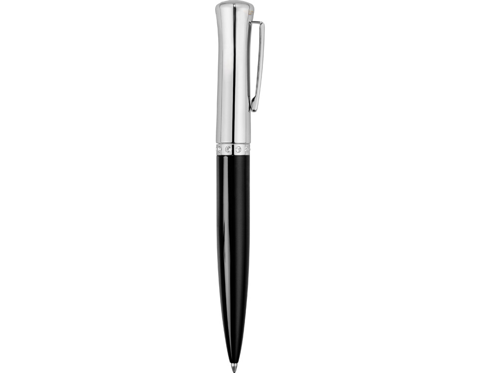 Ручка шариковая Ungaro модель Ovieto в футляре, черный/серебристый - фото 3 - id-p72052540