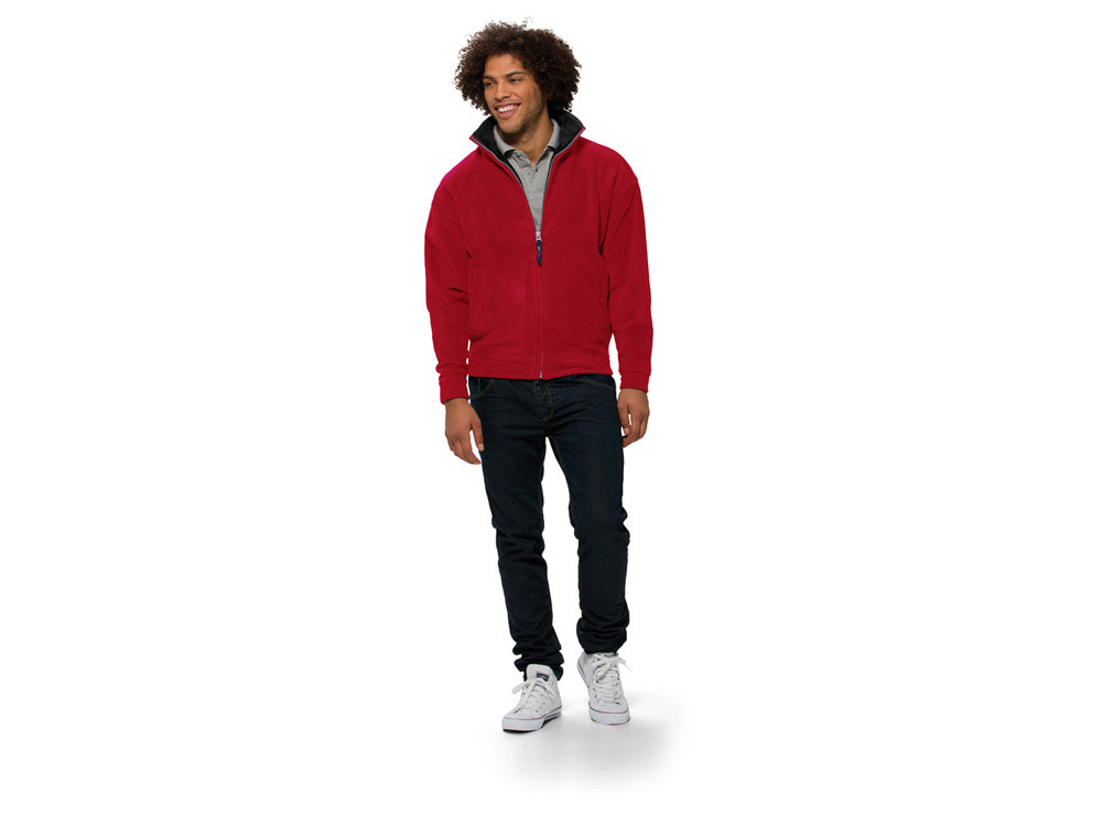 Куртка флисовая Nashville мужская, красный/пепельно-серый - фото 3 - id-p72052630