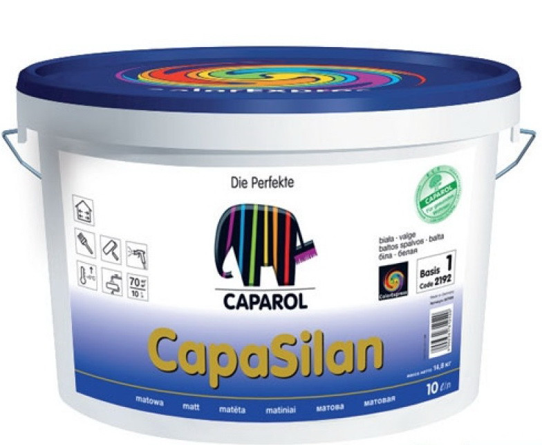Краска CAPAROL CapaSilan База 1, 10л, Германия - фото 1 - id-p72088595