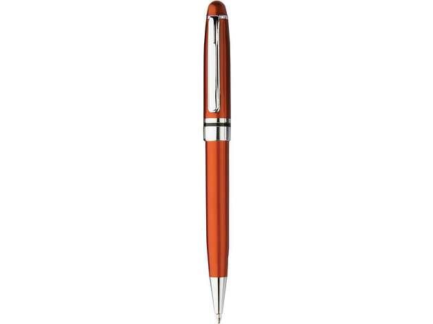 Ручка шариковая Ливорно оранжевый металлик, фото 2