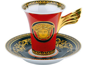 Кофейный набор на 6 персон Versace Medusa, фото 2