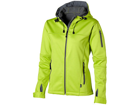 Куртка софтшел Match женская, св.зеленый/серый, фото 2