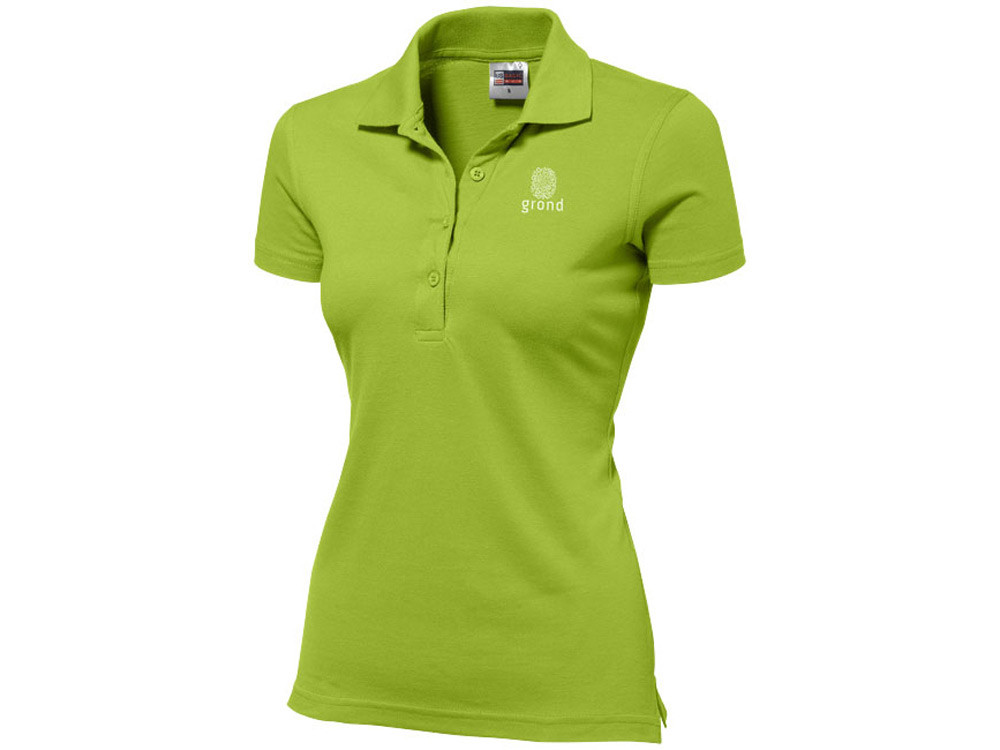 Рубашка поло First женская, зеленое яблоко - фото 5 - id-p72055441
