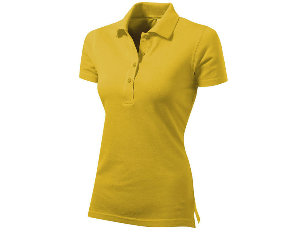 Рубашка поло First женская, золотисто-желтый - фото 1 - id-p72055466