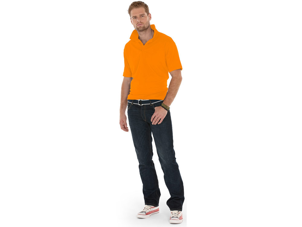 Рубашка поло Boston мужская, оранжевый - фото 2 - id-p72055617