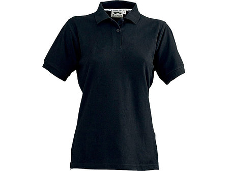Рубашка поло Forehand женская, черный, фото 2