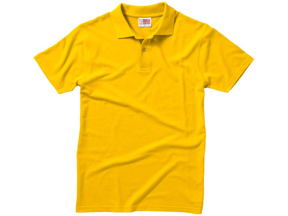 Рубашка поло First мужская, золотисто-желтый - фото 5 - id-p72056111
