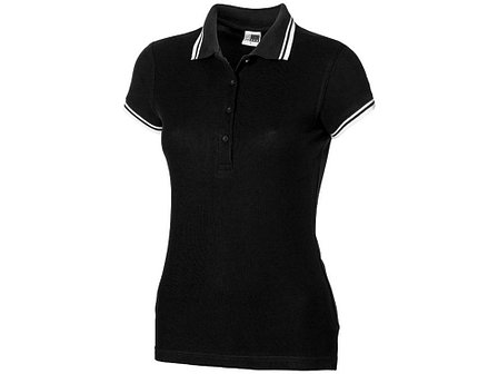 Рубашка поло Erie женская, черный, фото 2