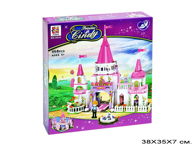 Конструктор Золушка Сказочный замок 6032, 468 дет, аналог LEGO Disney Princess