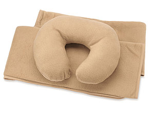 Набор для путешествий с комфортом: плед и подушка под голову, в чехле, фото 2