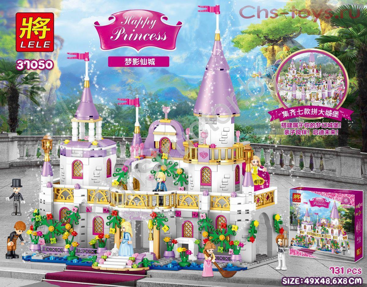 Конструктор Disney Princess Замок Золушки 37050, 751 дет, аналог LEGO Disney Princess