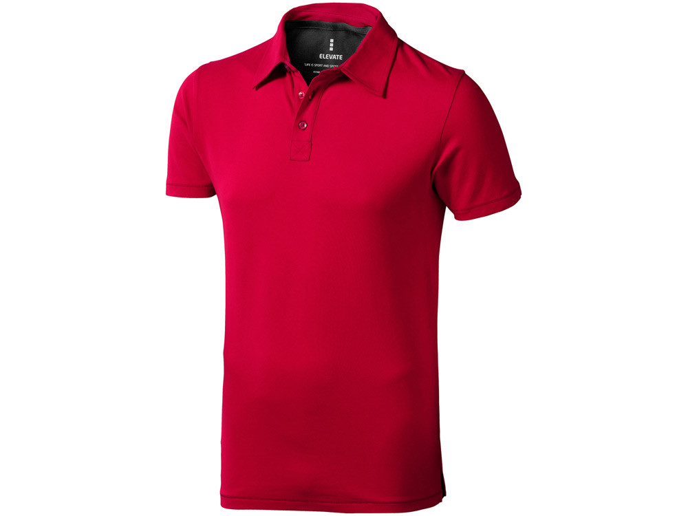 Рубашка поло Markham мужская, красный/антрацит - фото 1 - id-p72070228