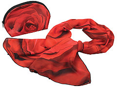 Набор Роза: косметичка и шарф